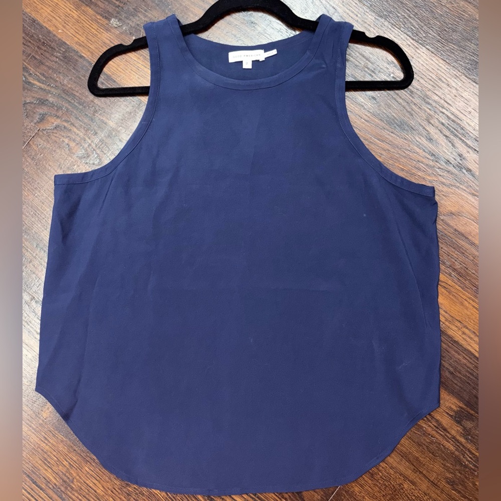 Good American Blue sleeveless Top